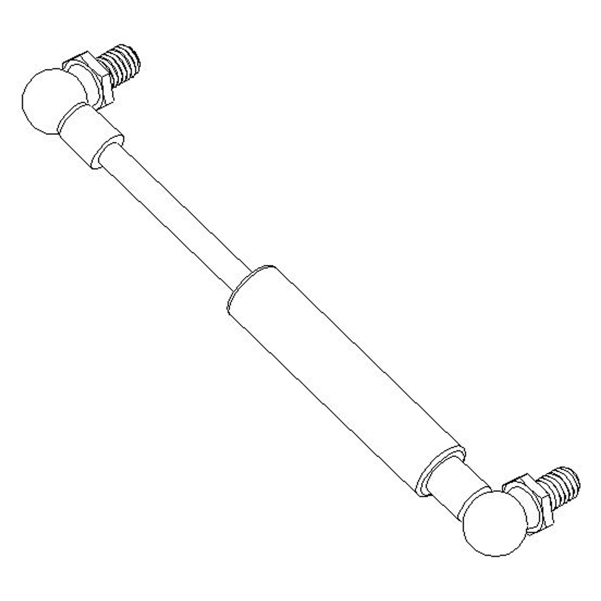 Gas Spring (x2) spare parts SP0081 Martins Industries