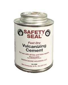 Safety Seal – Cemento de vulcanización secado rápido, 8 Oz