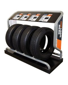 Présentoir de pneus de voitures et de VUS