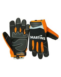 MARTINS Mechanikerhandschuhe mit Verstärkung – Groß (L), 5er-Pack
