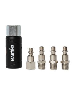 Kit de acoplamiento industrial 1/4" NPT