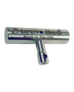 Safety Seal - Solo asa en T, aguja (redonda) - 3/16 ID