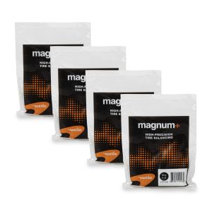 magnum+ esferas para balanceo de neumáticos – Bolsas de 3 oz / 85 g (Paquete de 4, caja de 22)