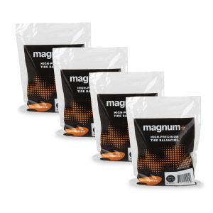 magnum+ esferas para balanceo de neumáticos – Bolsas de 10.5 oz / 300 g (Paquete de 4, caja de 12)