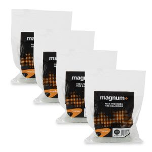 magnum+ esferas para balanceo de neumáticos – Bolsas de 13 oz / 370 g (Paquete de 4, caja de 8)