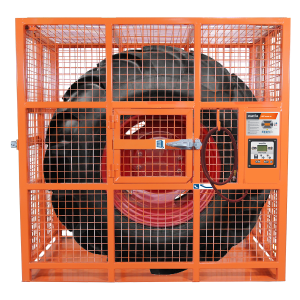 Automatic HD tyre inflation cage 208 cm