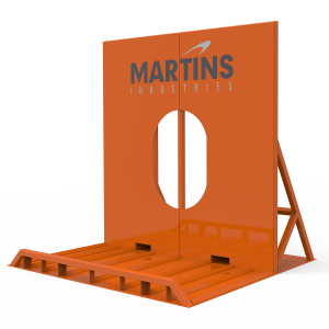 Barrière de sécurité de gonflage pour pneus hors-route et génie civil