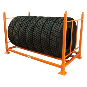 Portable tyre rack for passenger, suv and truck tyres