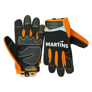 MARTINS Mechanics Gloves with Reinforcement – Medium (M), Pack of 5