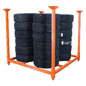 60’’ x 60’’ Stacking rack for passenger and light truck tires