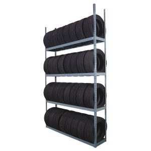4-Tier Tire Storage Rack For Passenger & Light Truck Tires - 88 x 16 x 117''