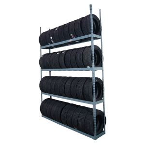 4-Tier tyre storage rack for passenger and light truck tires