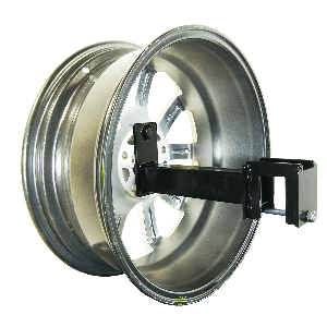 Passenger car tire & wheel display wheel bracket (kit of 9)