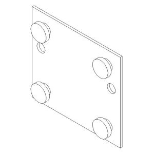 Upright Tie (x4) for tire shelving racks