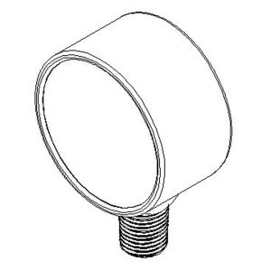 Analog gauge, PSI - BAR for bead seaters