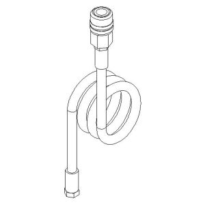 Hose 183 cm for tire inflator
