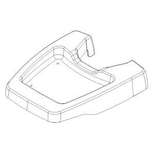 Couvercle en plastique pour support mobile pour clé à chocs