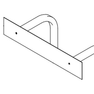 Logo plate (x2) for tire displays MSTD-6