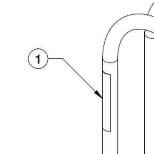 Sticker MIC-4 for tire inflation cages MIC-4