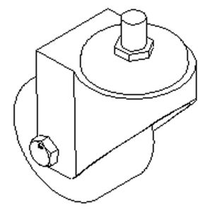 Front caster (x2) for wheel lifter  - SP-0137