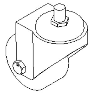 Rear Caster (x2) for wheel lifter