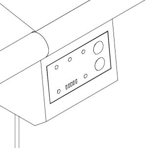 CONTROL PANEL WITH STICKER - SP-0227