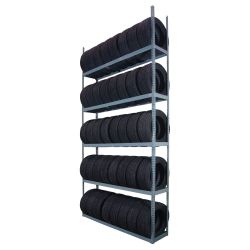 5-Tier Tyre Storage Rack For Passenger & Light Truck Tyres